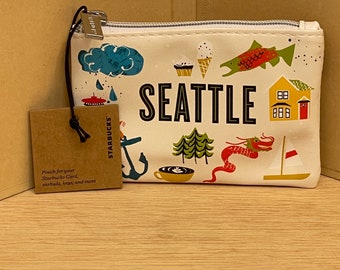 Starbucks Seattle Zipper Pouch