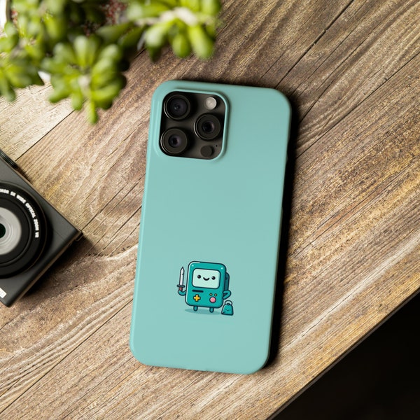 iPhone 15 BMO Adventure time Cute Case | iPhone 13-15 Pro Max | Flexible Slim iPhone Case