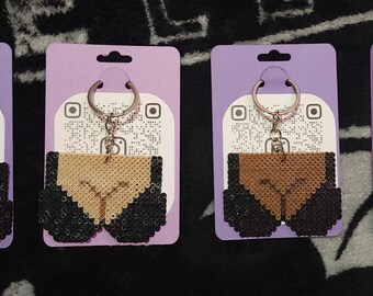 Handmade 8-bit Tiddy Keychain or Magnet