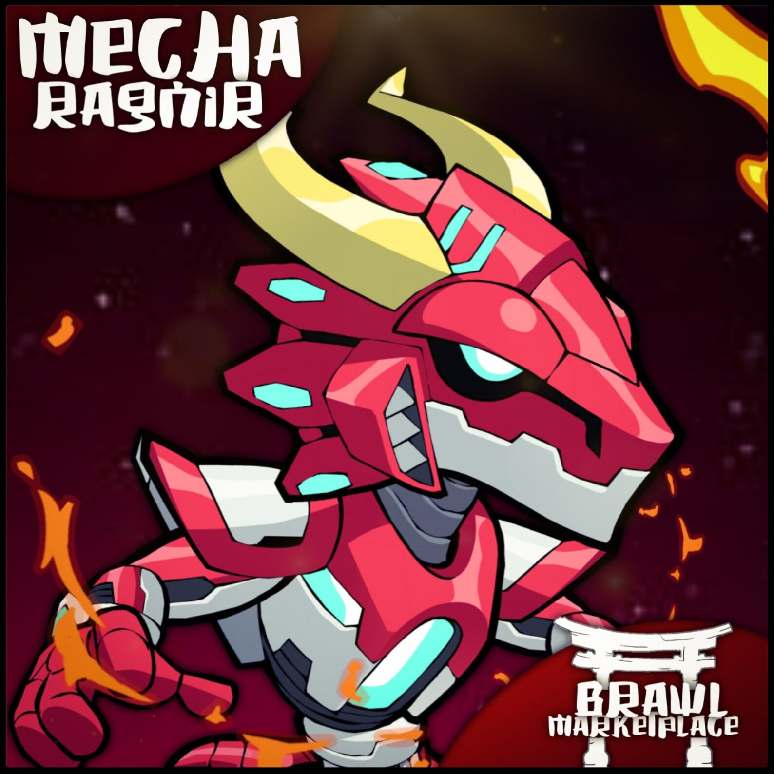 Brawlhalla Mecha Ragnir Skin Etsy