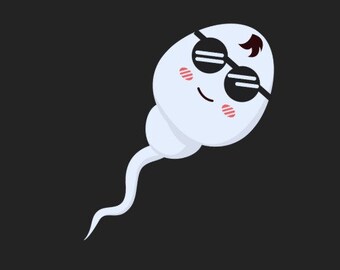 Diseño de bordado divertido del Día del Esperma: archivo de puntada humorística (descarga instantánea)