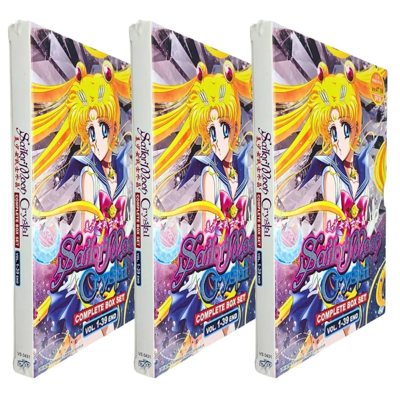 Vintage Sailor Moon Crystal Complete DVD Box Set Vol. 1–39 – Anime
