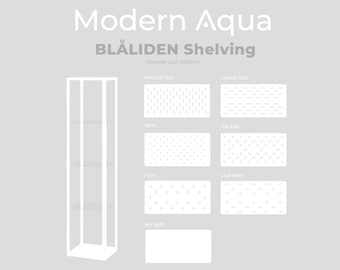 Kit d'étagères en acrylique Blaliden (V2**) et de panneaux perforés SKADIS pour serres IKEA - Serre d'intérieur pour exposer des plantes