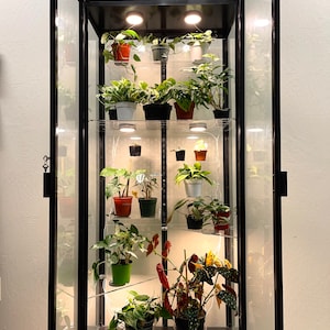 Milsbo Tall Acrylic Skadis Pegboard and Accessories