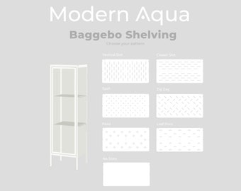 V2** Ikea Baggebo Acrylic Pegboard Skadis + Shelf Kit