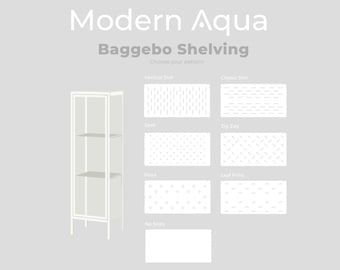 V2** Ikea Baggebo Acrylic Pegboard Skadis + Shelf Kit