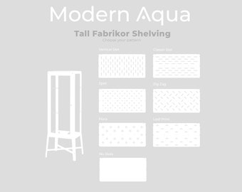 V2** Ikea Tall Fabrikor Acrylic Pegboard Skadis + Shelf Kit