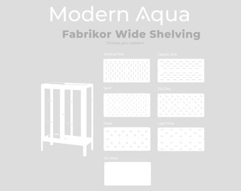 V1** Ikea Wide Fabrikor Acrylic Pegboard Skadis + Shelf Kit