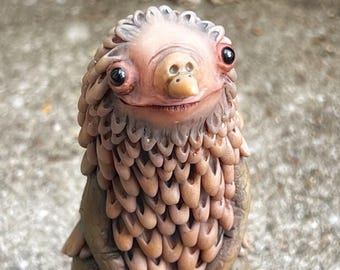 Bird Magic Art Doll, Fantasy  Creature, OOAK Fairy Beast