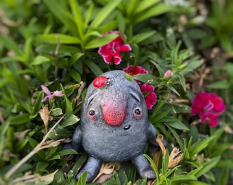 Swamp rock troll Art Doll: OOAK Fantasy Creature
