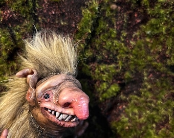 OOAK Troll Art Doll: Harold Johan Jr., Southern Forest Creature