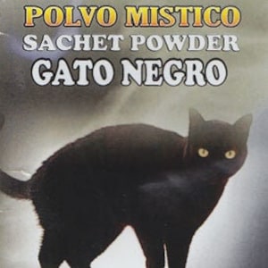 Black Cat Sachet Powder | Polvo Mistico Dusting Powder | Magical Powder | Spell Powder | Candle Dressing Powder | Mystical Bath Powder