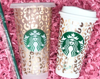 pink cheetah cup starbucks