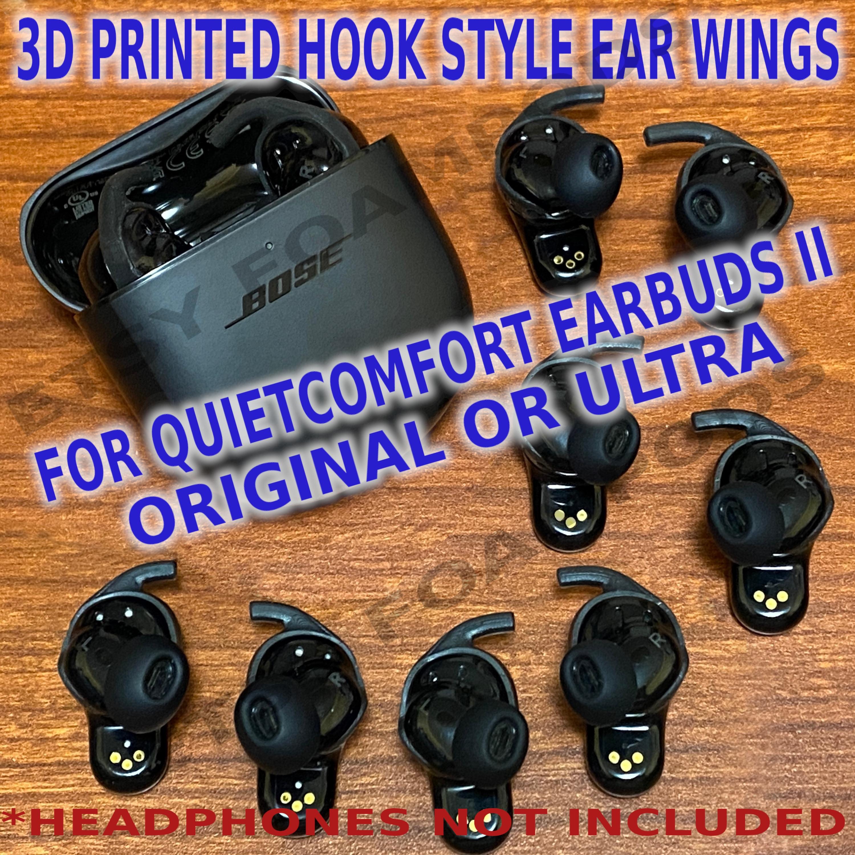 Ear Wings for Bose Quietcomfort Earbuds II or II Ultra QC Earbuds Headphones Hook Style Wing Anti Slip Etsy