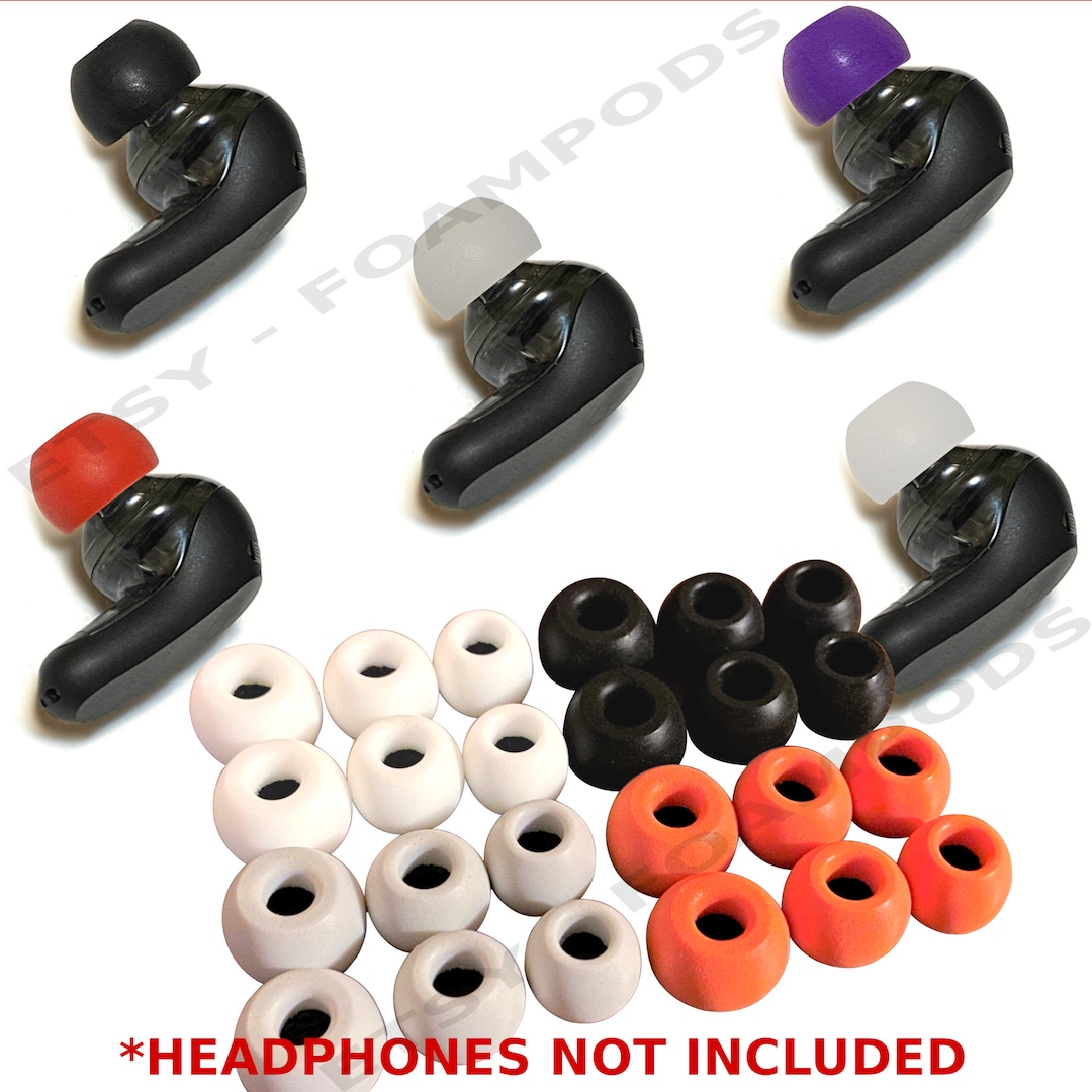 Memory Foam for Skullcandy Rail ANC Headphones Foam Ear Tips Earbuds Etsy