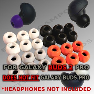 Memory Foam Ear Tips For Samsung Galaxy Buds 2 Pro True Wireless Headphones