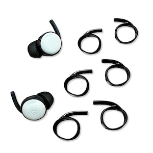 Silicone Ear Wings For Google Pixel Buds Pro 2 (2024) or Pixel Buds 2A (2025) Wireless Headphones Hooks Anti Slip Wingtips Stability Bands