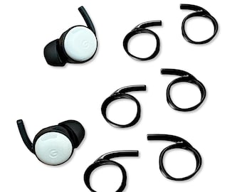 Silicone Ear Wings For Google Pixel Buds Pro 2 (2024) or Pixel Buds 2A (2025) Wireless Headphones Hooks Anti Slip Wingtips Stability Bands