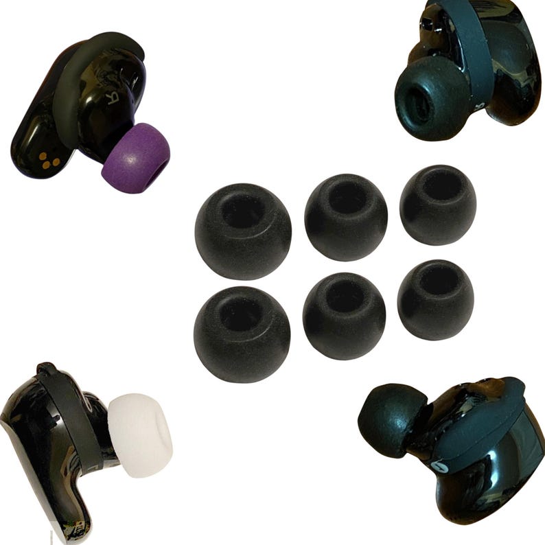 Memory Foam Ear Tips for Bose QuietComfort Earbuds (Ultra, 2nd Gen, 2022, 2023, 2024, 2025): Enhanced Comfort & Bass Bild 1