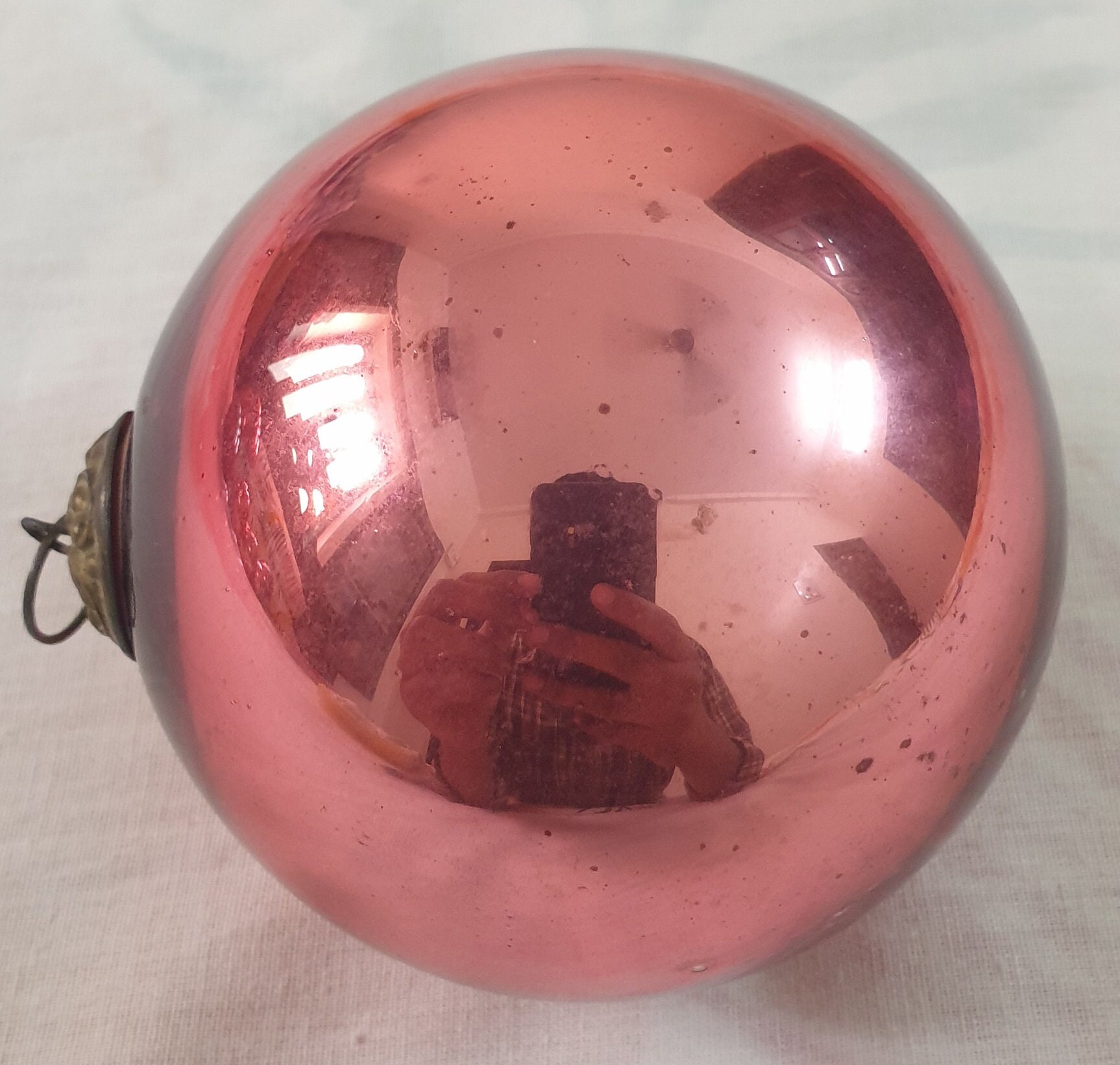 Christmas Ornaments Antique Kugel Red Round Christmas Ornament Germany