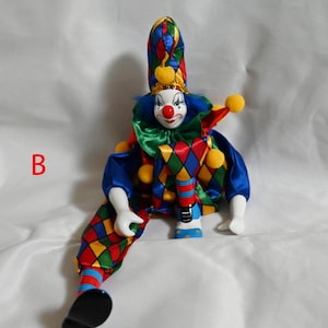 Cute Desktop Doll Decorations,beautiful Porcelain Clown Toys Birthday ...