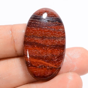 Cabochão de jaspe de pele de cobra natural, pedra preciosa de jaspe de pele de cobra solta, formato oval 33x19x6mm cristal de pele de cobra, pedra para fazer joias