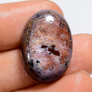 Natürliche Rubin Saphir Oval Form Cabochon Lose Edelstein für die Herstellung von Schmuck Gewicht 33 Karat Größe 22X15X6 mm (Stein als Bild)