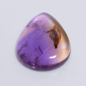 Ametrina naturale a forma di pera cabochon pietra preziosa sciolta per la creazione di gioielli 43 carati. 27X22X7 mm (pietra come da foto)