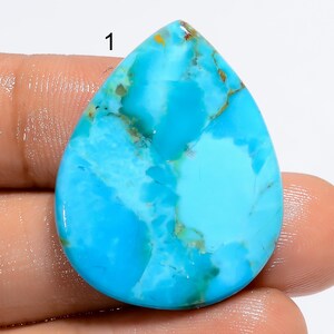 Natuurlijke Kingman Turquoise cabochon, losse Kingman Turquoise edelsteen, hemelsblauw turkoois kristal, sieraden maken steen, cadeau voor haar