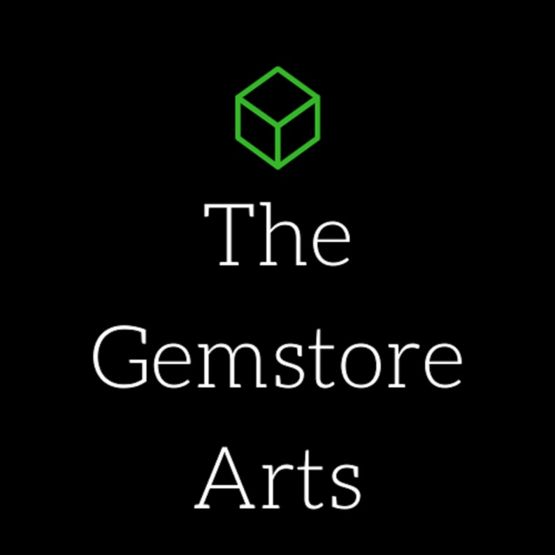 May include: A green 3D cube logo with the text "The Gemstore Arts" in white.