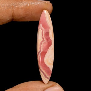 Naturalny rodochrozyt w kształcie markizy, luźny kamień szlachetny do wyrobu biżuterii, 21 Ct. 41X9X4 mm (kamień jak na zdjęciu)