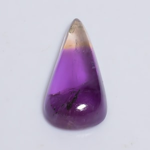 Ametrina naturale a forma di pera cabochon pietra preziosa sciolta per la creazione di gioielli 23 carati. 27X13X6 mm (pietra come da foto)