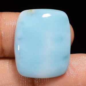 Natürliche Larimar Strahlende Form Cabochon Lose Edelstein Pektolith Edelstein für die Herstellung von Schmuck 24 Ct 22X18X5mm (Stein als Abbildung)