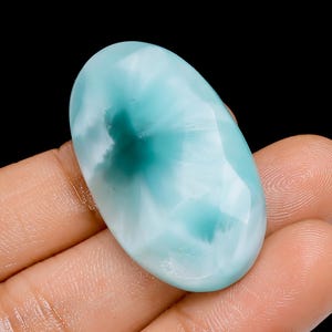Emimorfite naturale ovale sfaccettata pietra preziosa sciolta taglio emimorfite per la creazione di gioielli 48 carati. 38X21X5 mm (come da foto)