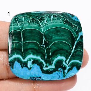 Natuurlijke Chrysocolla Malachiet Edelsteen Groene Hemel Malachiet Chrysocolla Steen Cabochon Losse Edelsteen Voor Het Maken van Sieraden