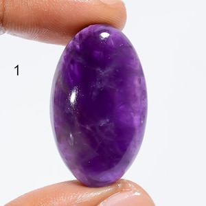Natürliche Amethyst Cabochon, lose Amethyst Edelstein, Amethyst Kristall, Geburtsstein, Schmuck Stein, Geschenk für sie