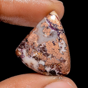 Dolomita de cobre natural em formato extravagante Cabachon Gemstone solto para fazer joias 63 Ct. 24X20X3 mm (pedra como na imagem)