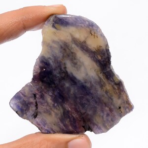 Natural Iolite Sunstone Slice Stone Raw Iolite Sunstone Raw Palm Slab 68X602X7 mm 208Carat Fancy Shape Raw Iolite Sunstone (Fatia como imagem