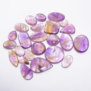 Natuurlijke ametrien cabochon / groothandel veel ametrien edelsteen / bio-ametrisch kristal / handgepolijste ametrien / geboortesteen / cadeau voor haar