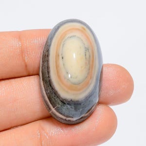 Natürlicher Grüner Augenopal Oval Form Cabochon Lose Edelstein für die Herstellung von Schmuck 69 Ct. 33X19X13 mm (Stein wie Abbildung)