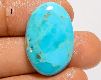 Natural Kingman Turquoise Cabochon, Loose Kingman Turquoise Gemstone, Sky Blue Turquoise Crystal, Jewelry Making Stone, Gift For Her