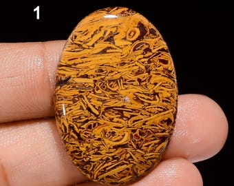 Cabujón de jaspe Mariam natural, piedra preciosa suelta, piedra preciosa de jaspe Mariam, piedra pulida, piedra para caligrafía, piedra para joyería