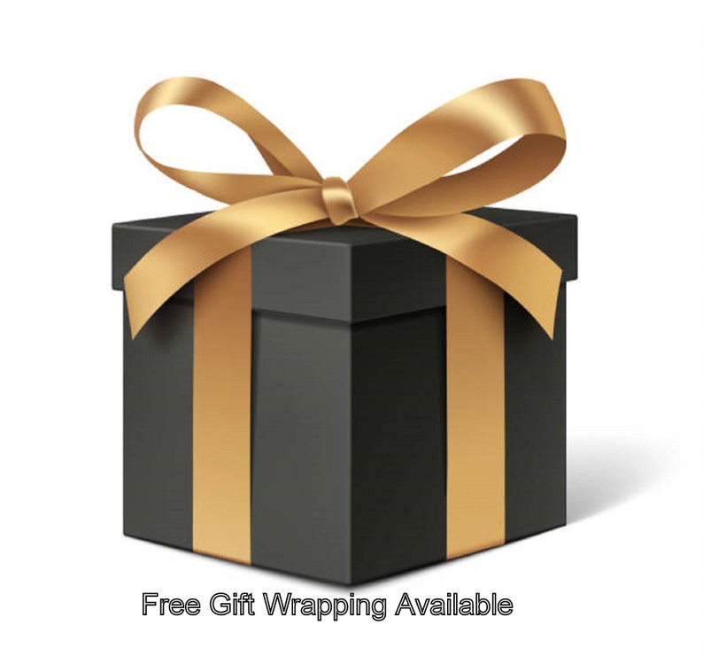 May include: A black gift box with a gold ribbon and bow. Free gift wrapping is available.