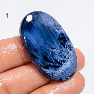 Cabochon di Pietersite naturale, pietra preziosa sciolta, Pietersite liscia e lucidata su entrambi i lati, cristallo di Pietersite autentico Elenco a scelta multipla