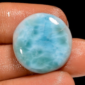 Natural Larimar Gemstone Larimar Cabochon Pectolite Stone Mix Shape Sky Larimar Stone Beautiful Design Larimar Stones ( Larimars as picture