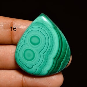 Malachit Cabochon Natürlicher Malachit Edelstein Loser Edelstein Grüner Malachit Kristall für die Herstellung von Schmuck, Geschenk für Sie
