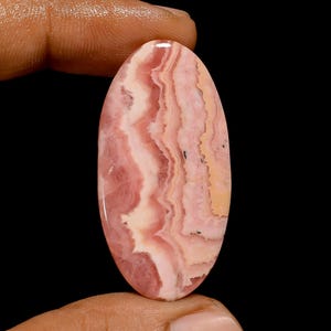 Naturalny rodochrozyt owalny kształt kaboszonu luzem kamień szlachetny do wyrobu biżuterii 35 Ct. 40X21X3 mm (kamień jak na zdjęciu)