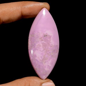 Fosfosiderite naturale di grandi dimensioni, forma cabochon a forma di marquise, pietra preziosa sciolta per la creazione di gioielli, 56 carati, 59 x 25 x 5 mm (pietra come da immagine)