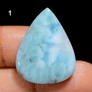Natürlicher Larimar Edelstein Larimar Cabochon Pektolith Stein Mix Form Himmel Larimar Kristall Beide Seite Poliert Larimar