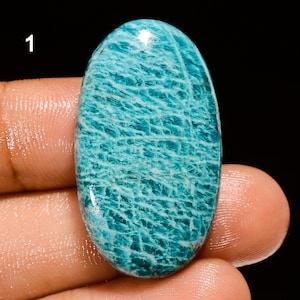Natürliche Amazonit Cabochon, lose Edelstein, grüner Amazonit Kristall für die Herstellung von Schmuck Geschenk für Sie